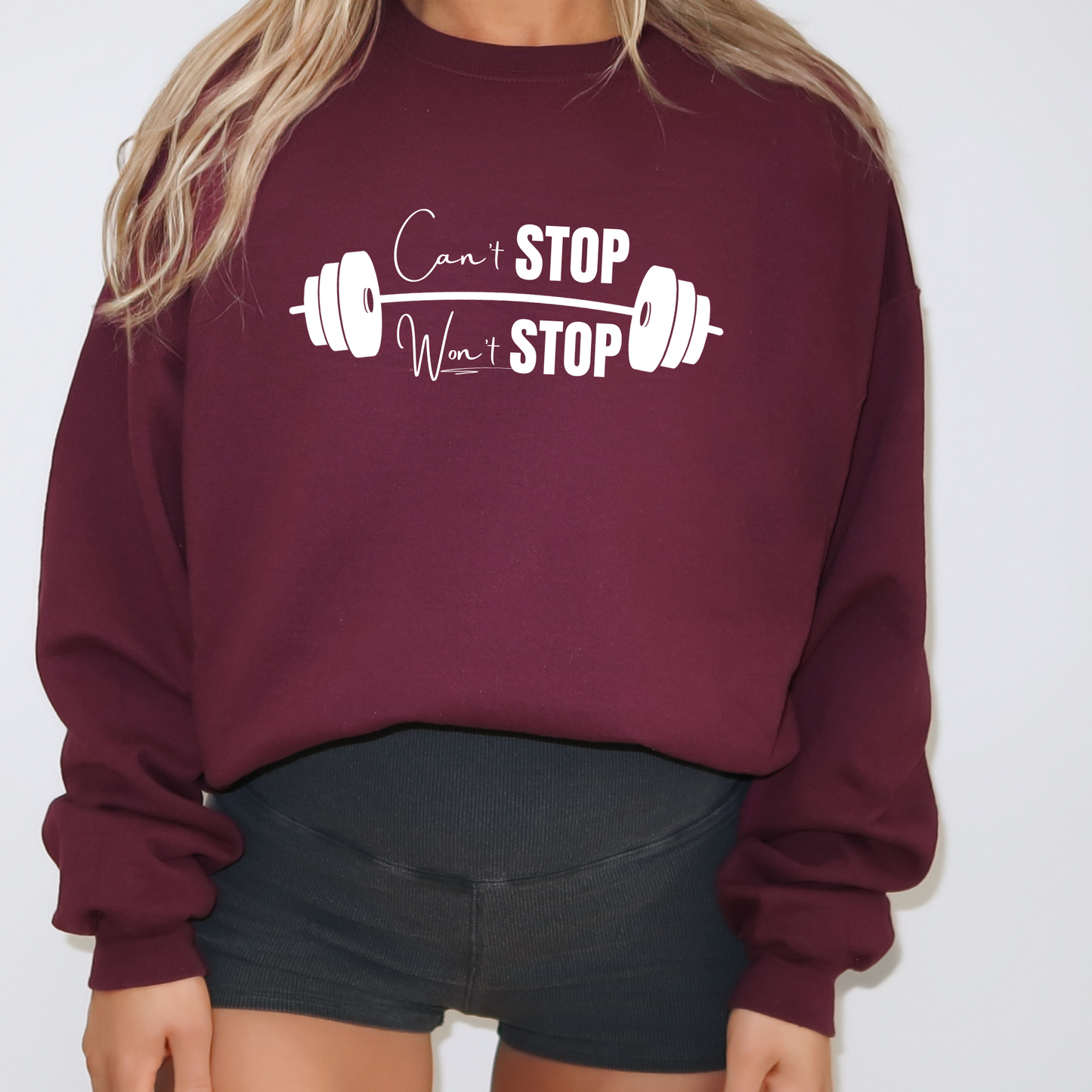 Can't Stop Won't Stop Crewneck Sweatshirt