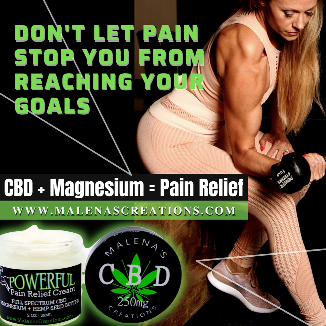 Powerful Pain Relief Cream, Magnesium Cream, CBD Cream, All natural handmade